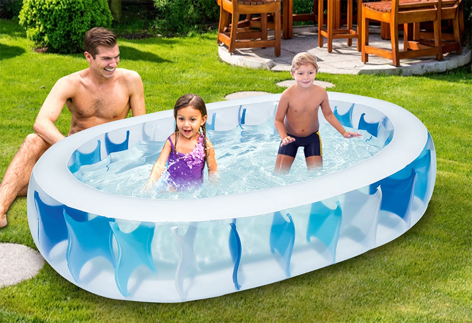 90 60 20 Inflatable Swimming Pool Water Play Fun For Kids