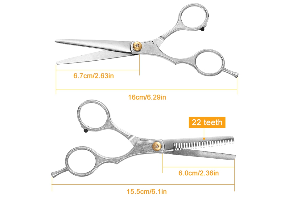 Professional Salon Hair Cutting Thinning Scissors Barber Shears