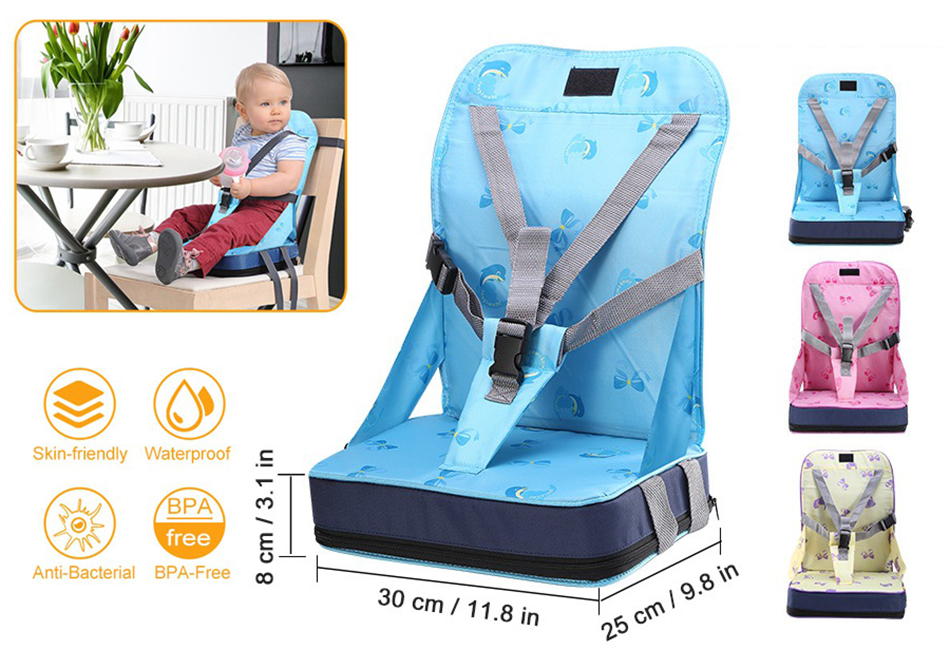 Kids Baby High Chair Dining Feeding Chair Booster Seat Foldable