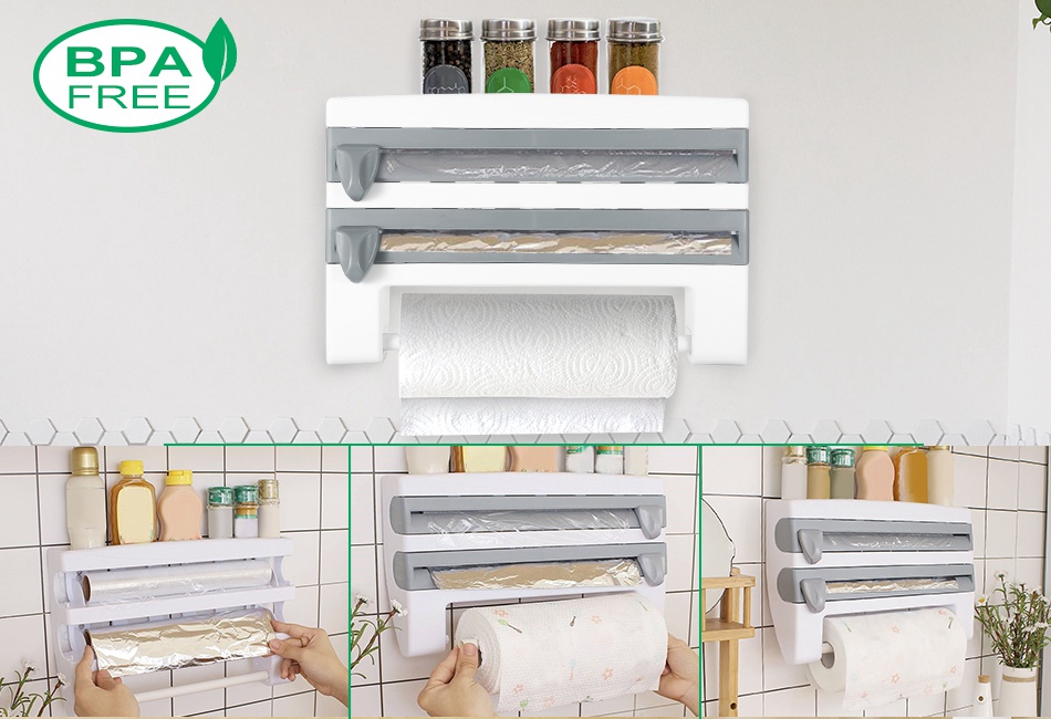 tin foil holder and cutter