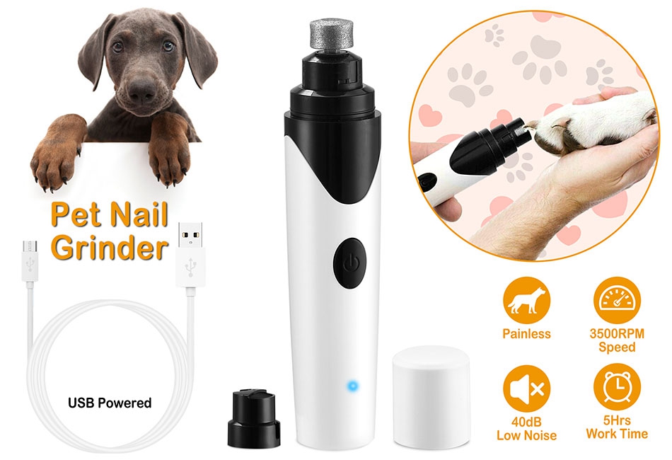 rechargeable nail grinder for dogs