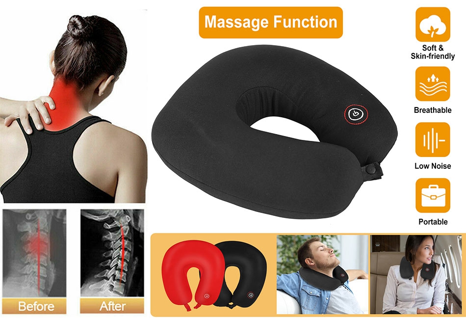 massaging neck pillow