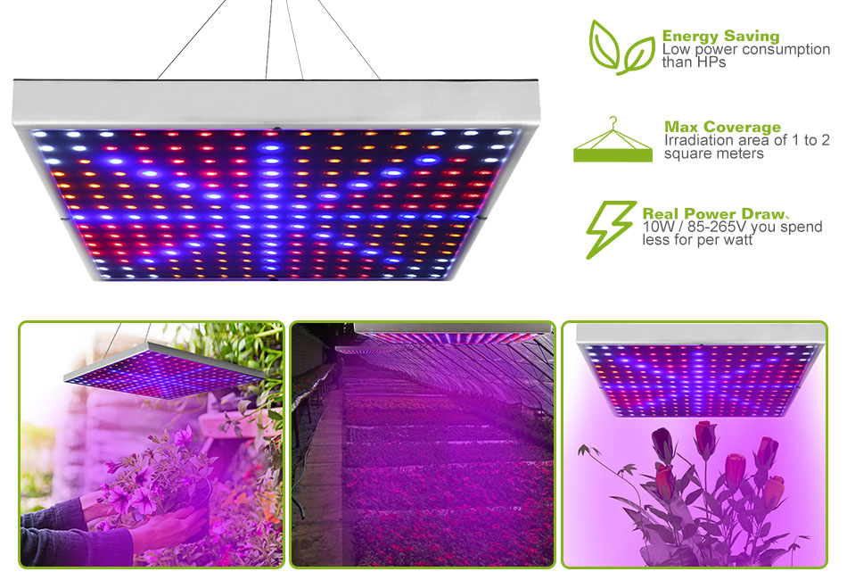 2W LED Floodlight  Grow Light Waterproof Full Spectrum Hydro Plant Veg Bloom