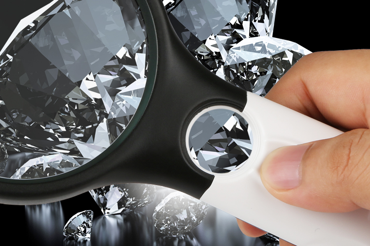 LED Light Magnifying Glass Handheld Reading Magnifier Lens ...