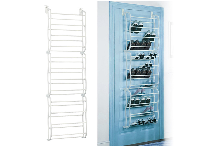 靴 30 CLOSET 36 Pairs Over The Door Shoe Rack Wall Hanging Closet Organizer