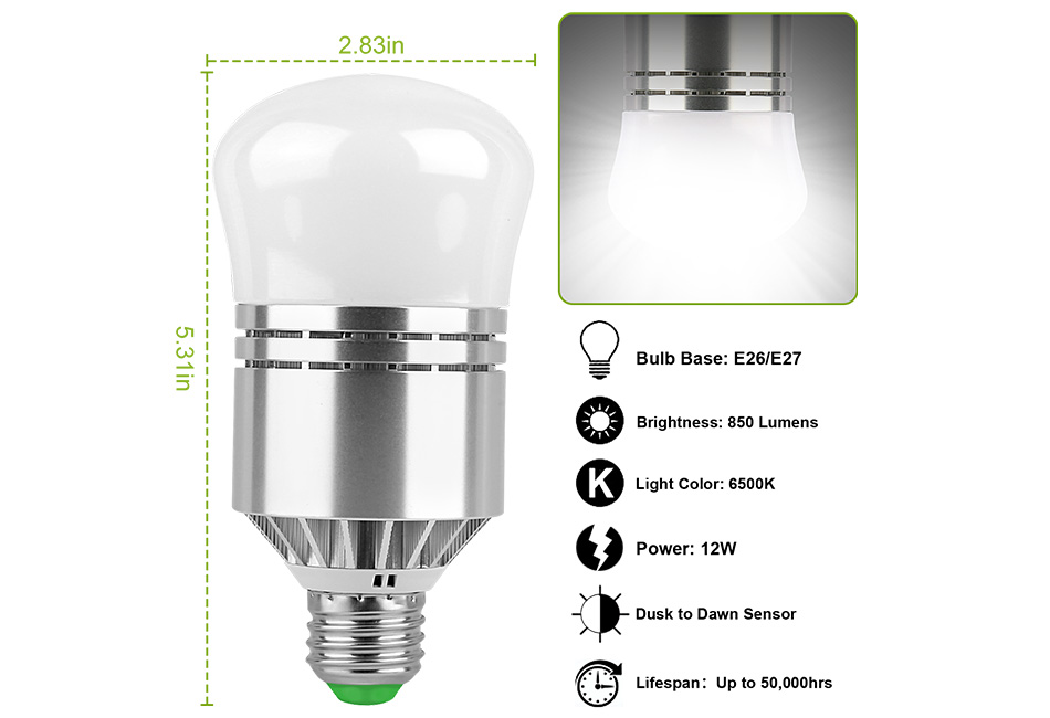 Mobel Wohnen 1 2pc 12w E26 E27 Led Light Bulbs 100w Equivalent Daylight 6500k Lamp Cold White Dmfdentallab Com