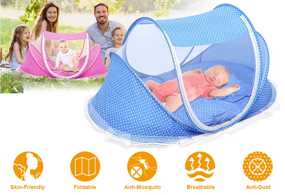 Foldable Infant Baby Mosquito Net Tent Travel Instant Crib