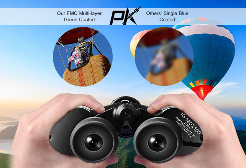 180x100 Zoom Low Night Vision Hunting Telescope Outdoor Travel
