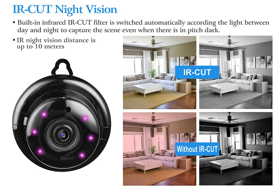 Spy IP Camera Wireless WiFi HD 1080P DV Hidden Smart Home Security ...