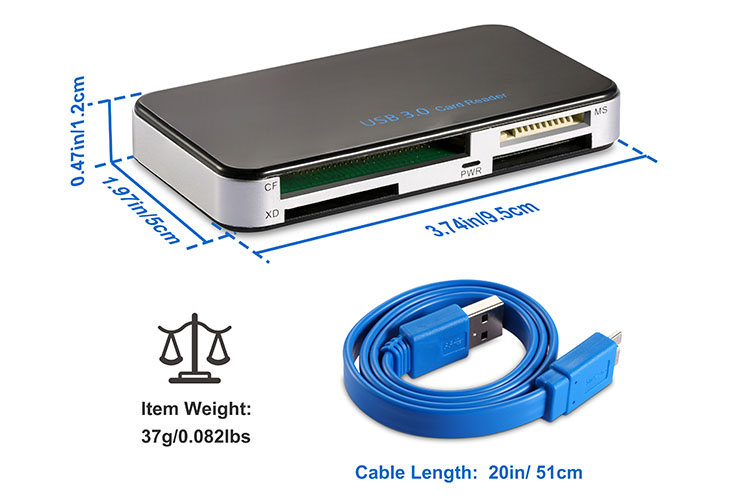 high speed usb 3.0 memory card reader adapter micro sd sdhc sdxc cf for pc&mac high speed usb 3.0 memory card reader adapter micro sd sdhc sdxc cf for pc&mac