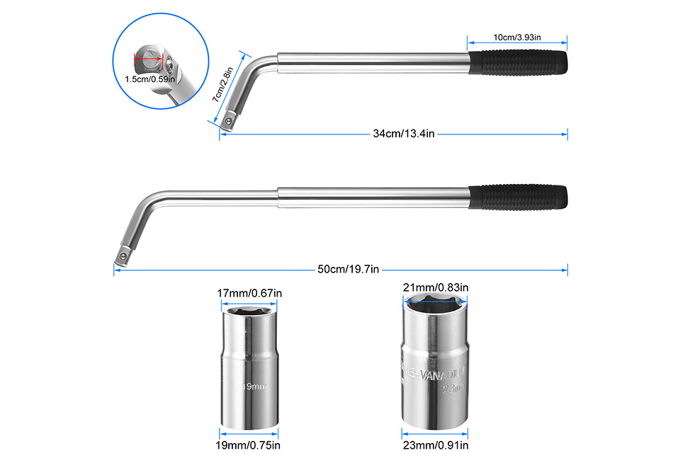 10 Best Extendable Tire Lug Wrench - December 2025