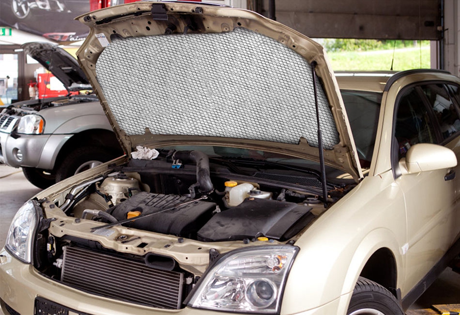 34pcs Car Sound Deadening Mat Sound Deadener Material Self