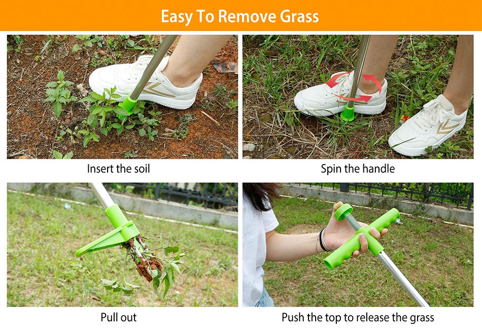 Premium Weeding Tool, Stand Up Weed Puller Tool