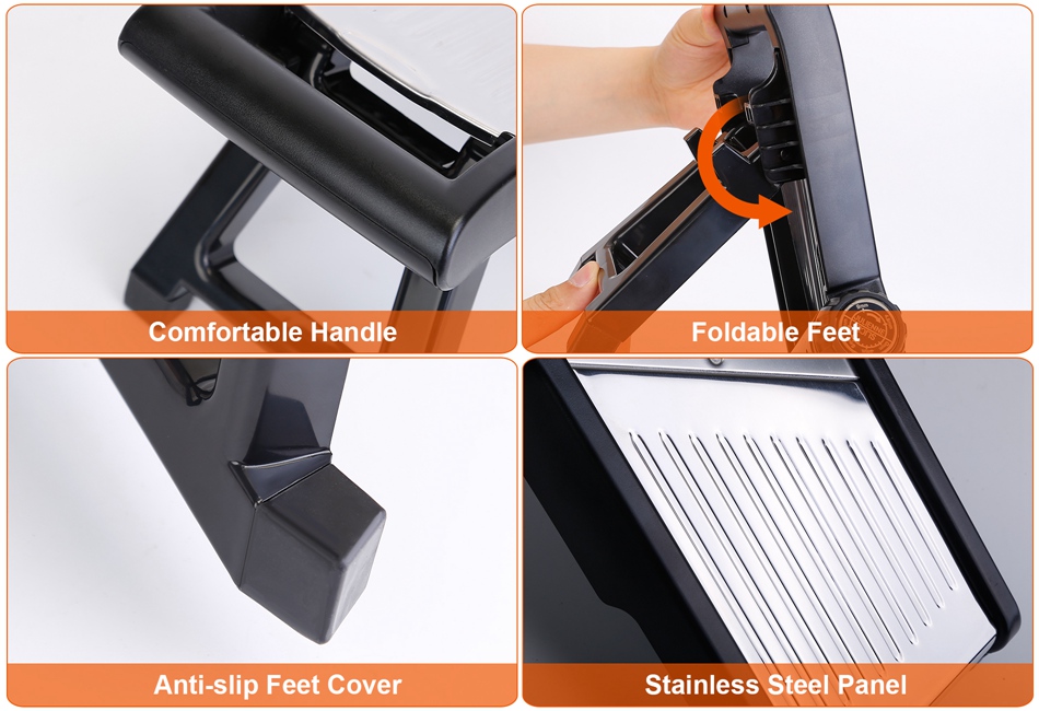 Masthome Mandoline Food Slicer Adjustable Thickness For Cheese