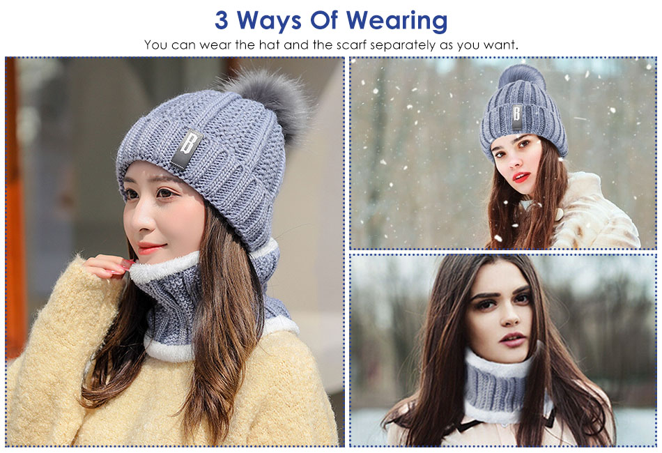 正規新品未使用　CLANE MUFFLER SET KNIT CAP クラネCLANE ニット帽 帽子MUFFLER SET KNIT CAP
