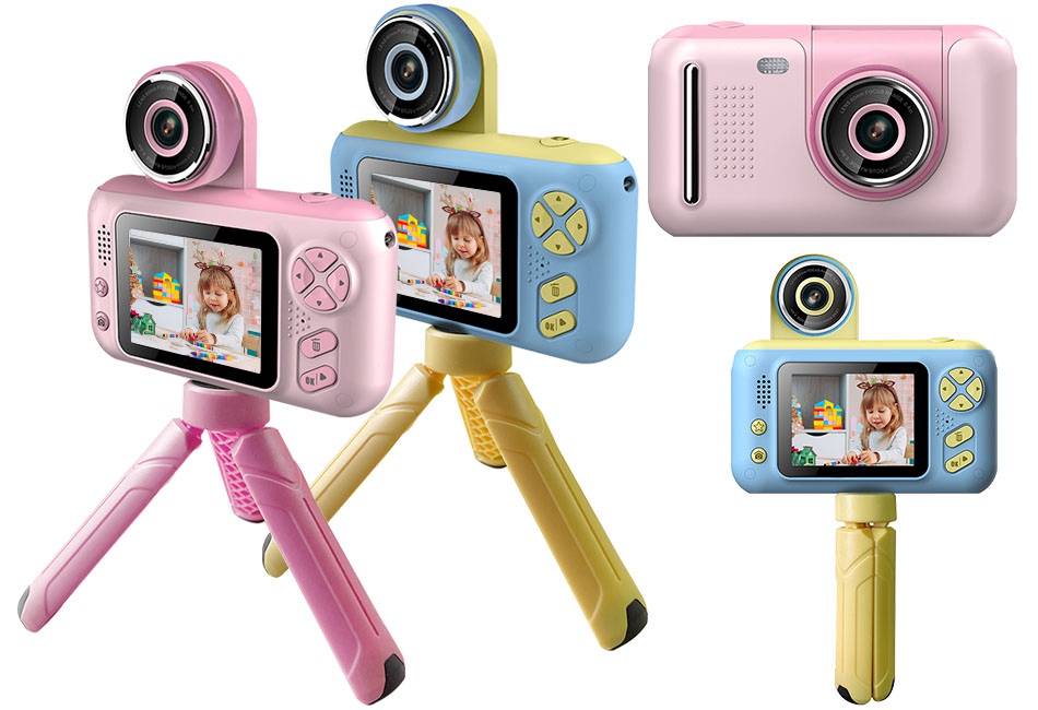 Kids Digital Camera with Flip Lens Children Video Camcorder Kids