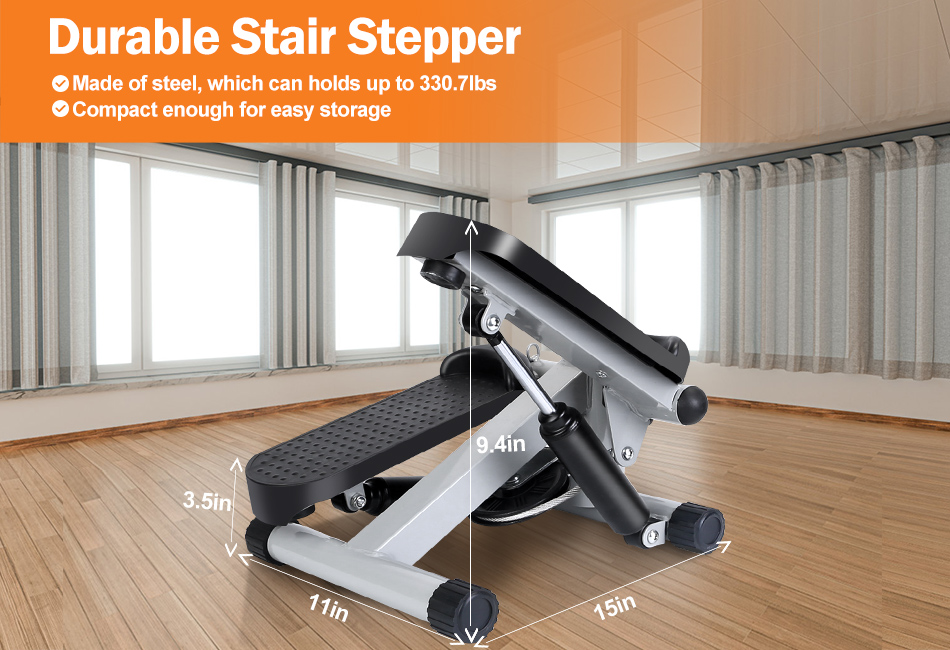 Resistance Bands Mini Stepper 2024 New Design Home Exercise Mini