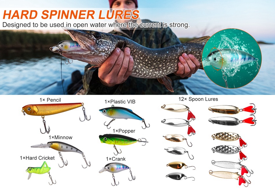 Central Hobby LURES COLLECTION 6セット WEIHE 88pcs Fishing Combo - Ultimate Lure & Accessory Kit
