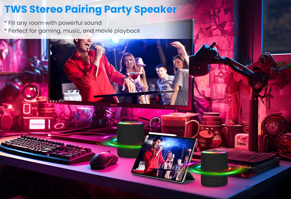 Party Speaker Kocaso Bluetooth Speaker KOCASO Wireless