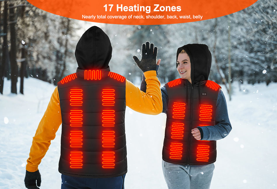 20000mAh 7.4V Heated Vest Battery Pack For ORORO, For Venustas, Rechargeable Battery For Heated Vest With LED Display And 2 Adapter Cables, Power Bank...