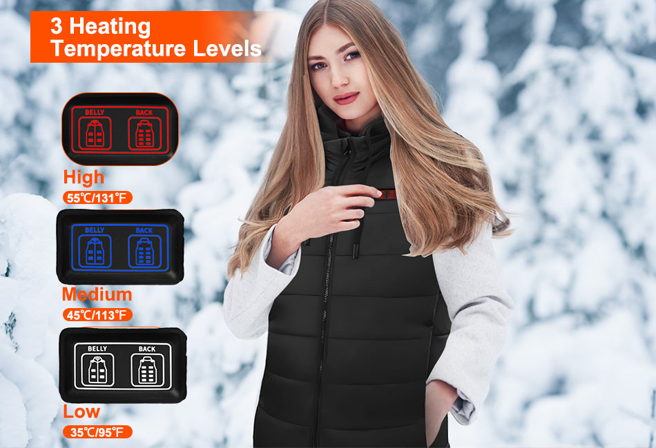TAJARLY Heated Vest For Men And Women, Heated Vest With QC