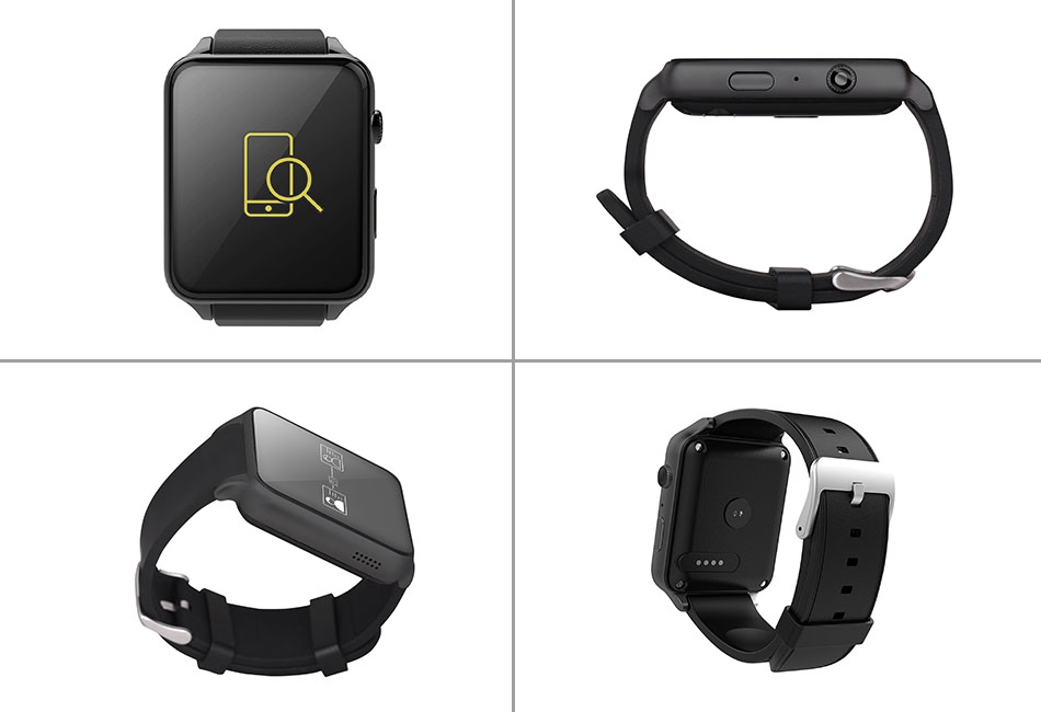 watch with mobile phone and camera