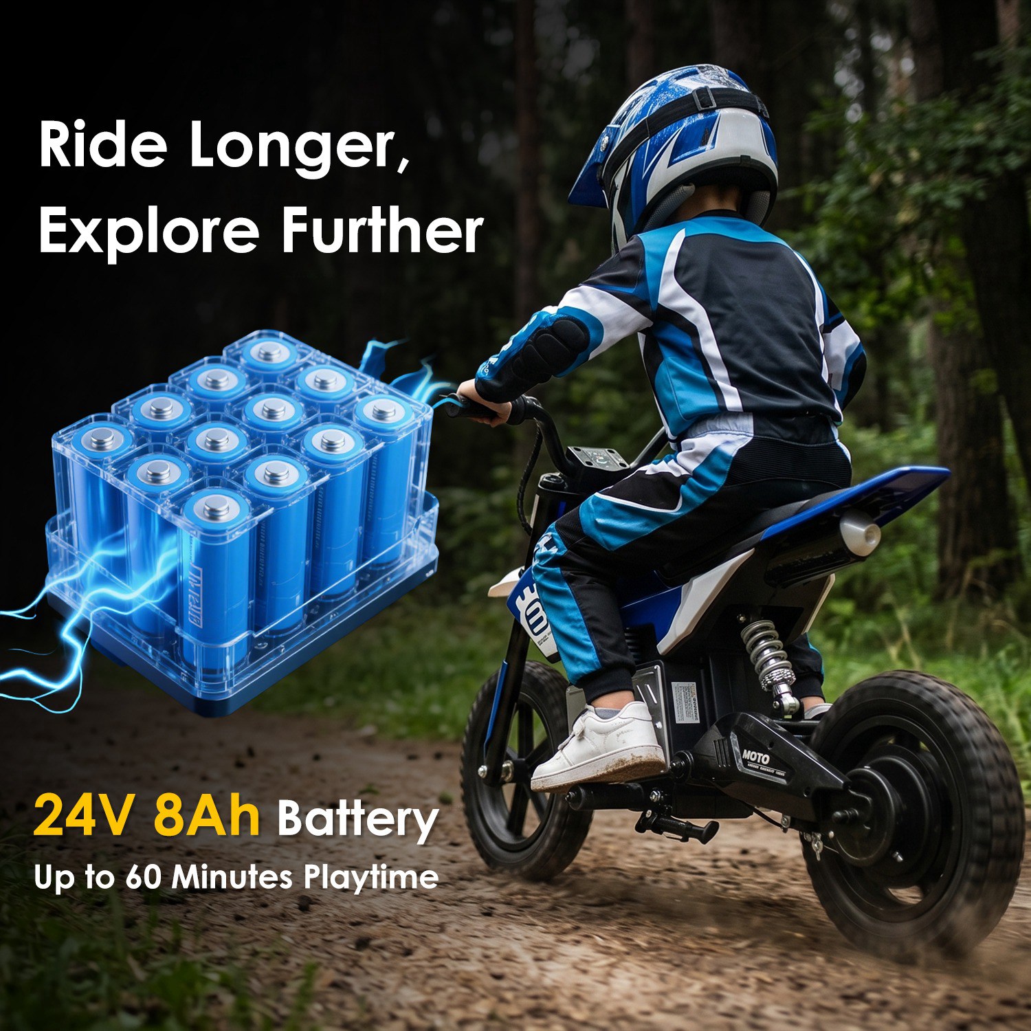 Electric Motocross Toy Image 4