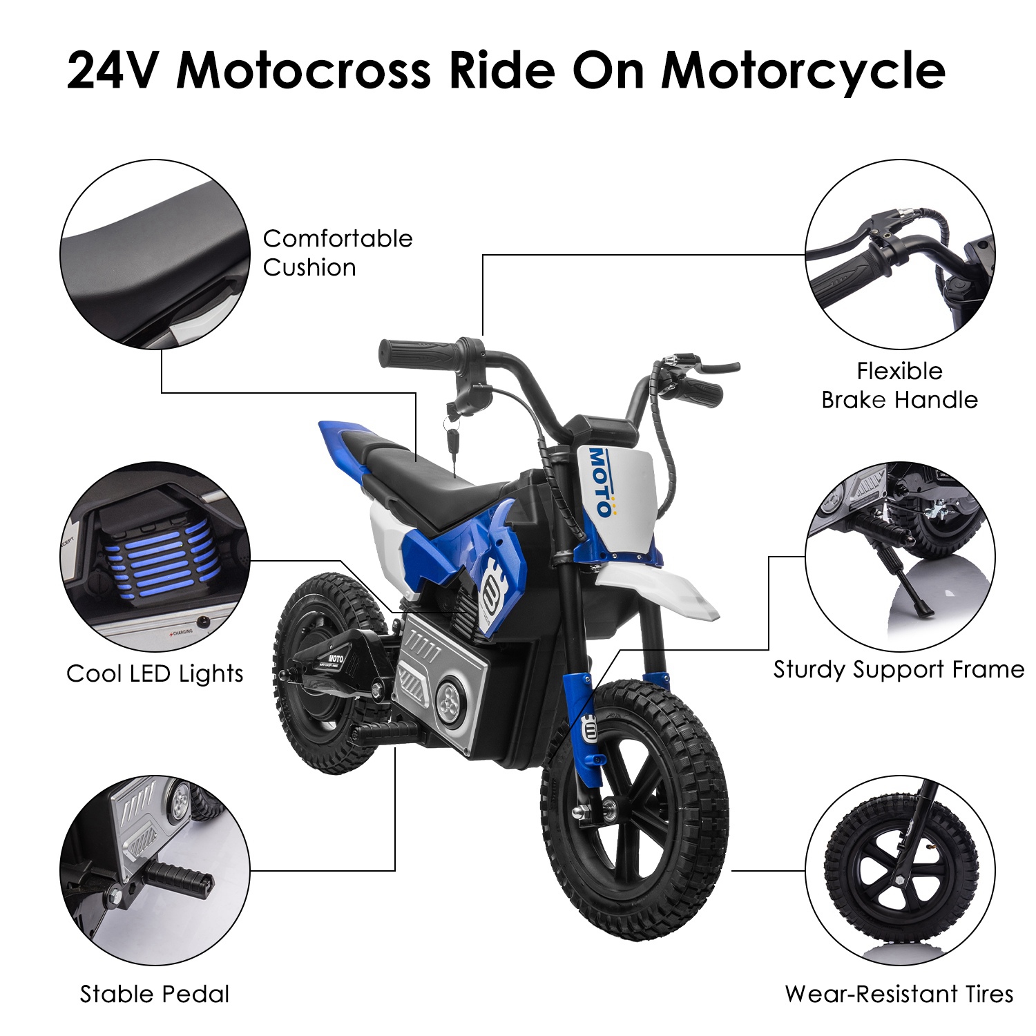 Electric Motocross Toy Image 5